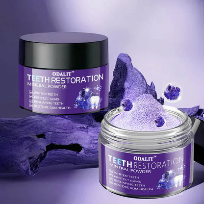 🎁Flash Sale - Don’t Miss Out - ODALIT™ TeethRestoration Mineral Powder🦷(CDA recommended)👩‍⚕️(Treats periodontitis and mouth ulcers, prevents tooth loss, and repairs gum recession)