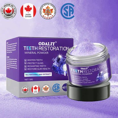 🎁Flash Sale - Don’t Miss Out - ODALIT™ TeethRestoration Mineral Powder🦷(CDA recommended)👩‍⚕️(Treats periodontitis and mouth ulcers, prevents tooth loss, and repairs gum recession)