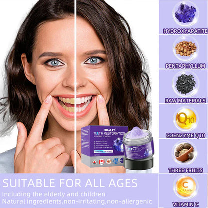 🎁Flash Sale - Don’t Miss Out - ODALIT™ TeethRestoration Mineral Powder🦷(CDA recommended)👩‍⚕️(Treats periodontitis and mouth ulcers, prevents tooth loss, and repairs gum recession)