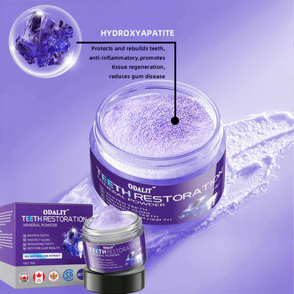 🎁Flash Sale - Don’t Miss Out - ODALIT™ TeethRestoration Mineral Powder🦷(CDA recommended)👩‍⚕️(Treats periodontitis and mouth ulcers, prevents tooth loss, and repairs gum recession)