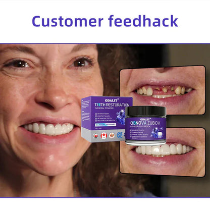 🎁Flash Sale - Don’t Miss Out - ODALIT™ TeethRestoration Mineral Powder🦷(CDA recommended)👩‍⚕️(Treats periodontitis and mouth ulcers, prevents tooth loss, and repairs gum recession)