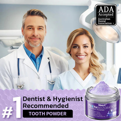 🎁Flash Sale - Don’t Miss Out - ODALIT™ TeethRestoration Mineral Powder🦷(CDA recommended)👩‍⚕️(Treats periodontitis and mouth ulcers, prevents tooth loss, and repairs gum recession)