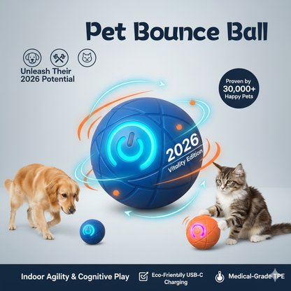 🎁 A Surprise for Your Fur Baby! ✨ Pet Bounce Ball for Cats🐱 & Dogs🐶